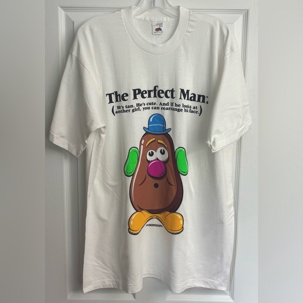 Vintage 1994 Fruit Of The Loom Mr. Potato Head Single Stitch T Shirt Size XL